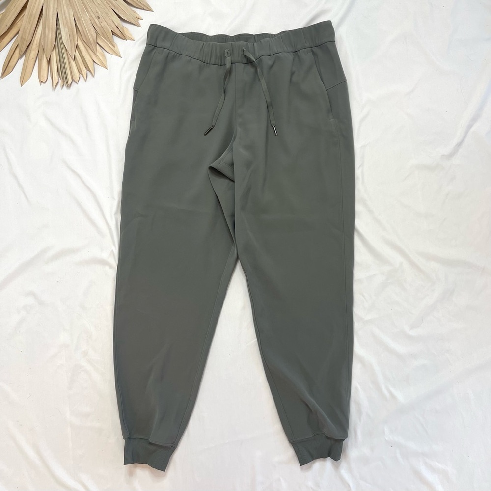 Women’s Olive Green Drawstring Jogger Pants